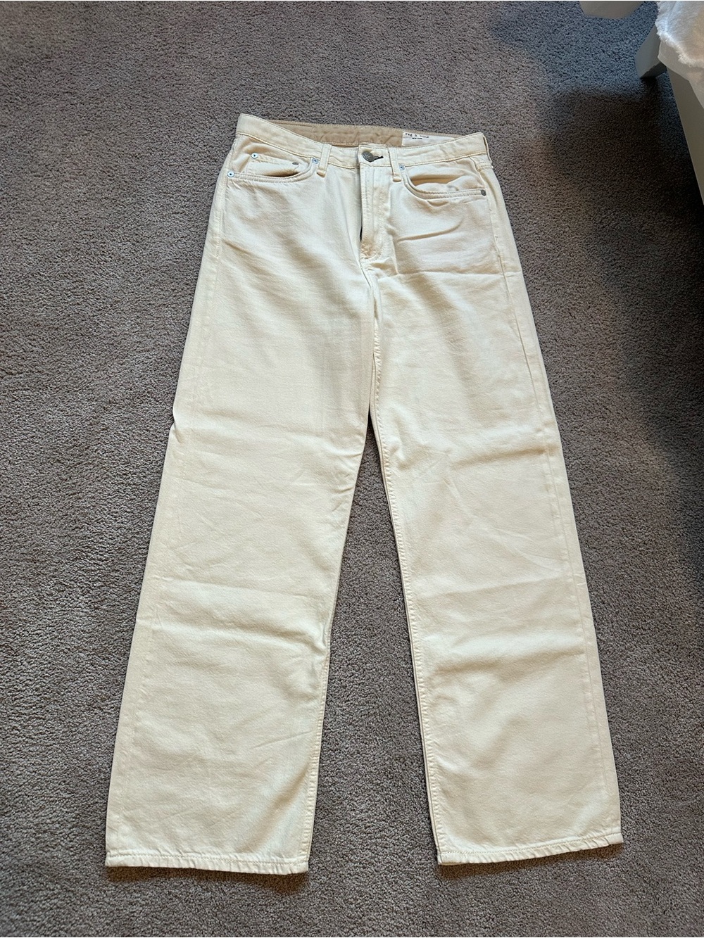 Rag & Bone Logan Mid- Rise Wide Leg Jean